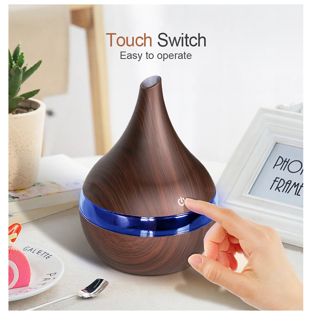 300ml USB Electric Aroma air diffuser wood home Ultrasonic air humidifier mini Essential oil Aromatherapy cool mist maker
300ml USB Electric Aroma air diffuser wood home Ultrasonic air humidifier mini Essential oil Aromatherapy cool mist maker