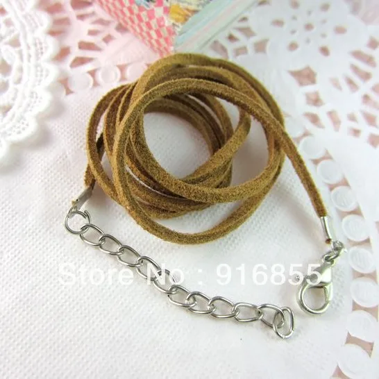 Free shipping 25pcs/lot With Lobster Clasp Khaki color Korean Velvet Necklace Cords 48cm
Free shipping 25pcs/lot With Lobster Clasp Khaki color Korean Velvet Necklace Cords 48cm