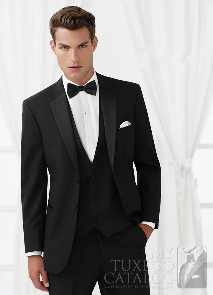 2017 New Tailored Smoking Black Suit Men Slim Fit 3 Piece Groom Wedding Suits Custom Blazer Prom Tuxedo Ternos Jacket+Pant +Vest
2017 New Tailored Smoking Black Suit Men Slim Fit 3 Piece Groom Wedding Suits Custom Blazer Prom Tuxedo Ternos Jacket+Pant +Vest