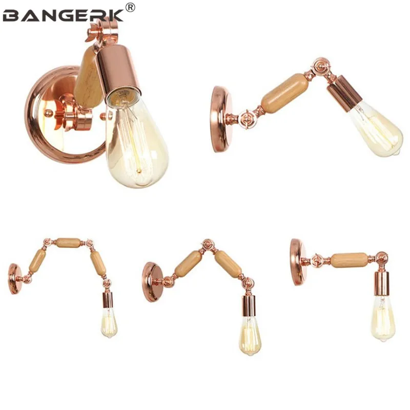 American Loft Retro Long Arm Sconce Wall Lights Iron Wood Adjust Bedside Wall Lamp LED Industrial Vintage Lighting Home Decor
American Loft Retro Long Arm Sconce Wall Lights Iron Wood Adjust Bedside Wall Lamp LED Industrial Vintage Lighting Home Decor