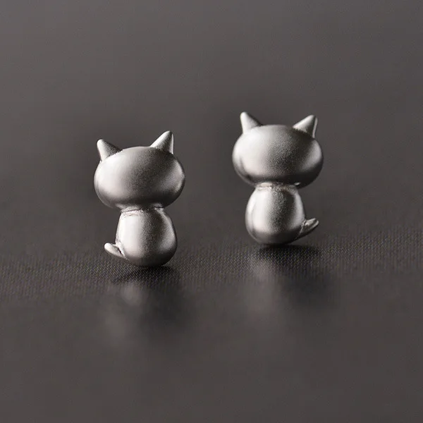 Korean fashion 925 sterling silver jewelry cute lovely cat earrings kitty for women wholesale
Korean fashion 925 sterling silver jewelry cute lovely cat earrings kitty for women wholesale