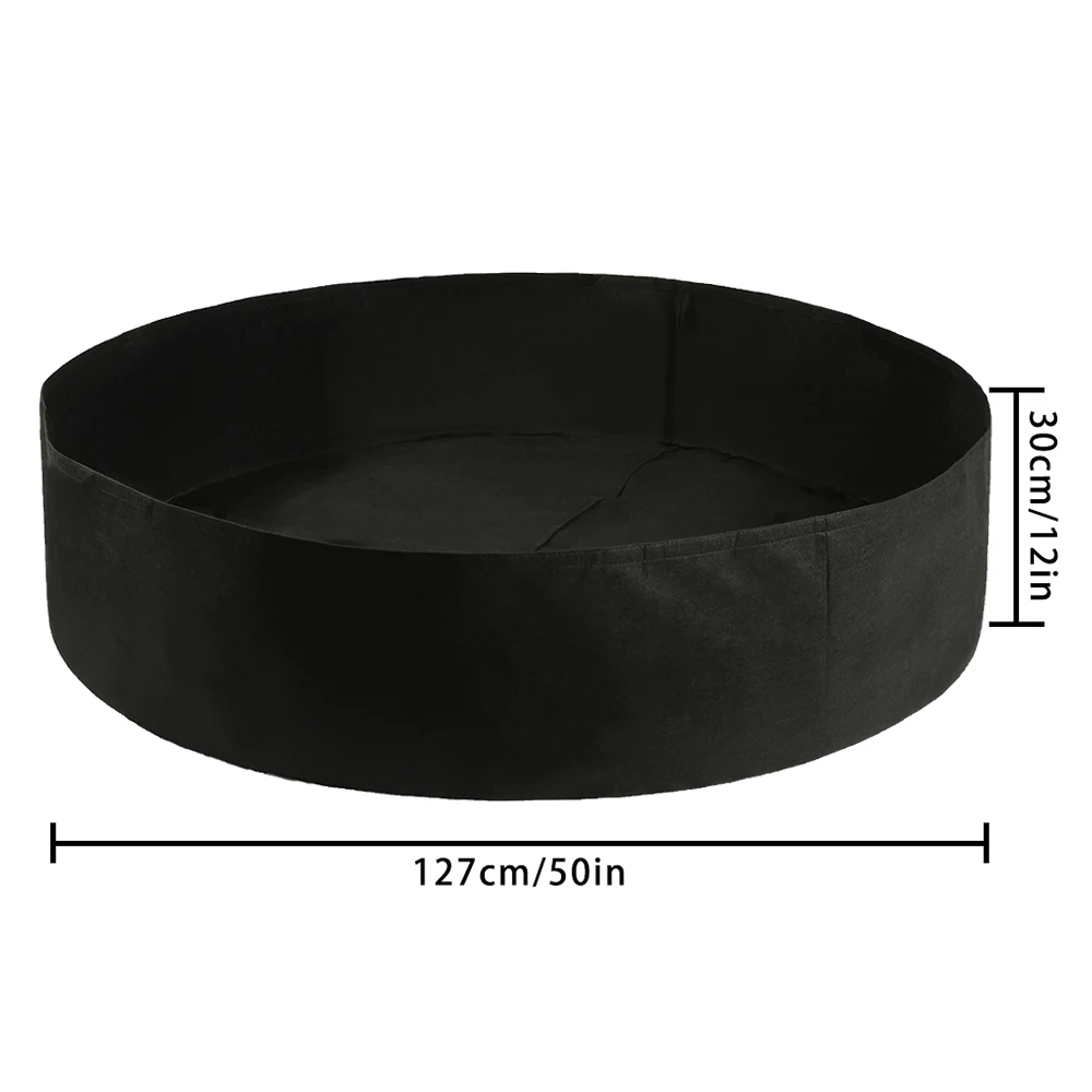 50 Gallon Black Plants Growing Bag Vegetable Flower Aeration Planting Pot Container Black Thickening Fabric Plant Pot
50 Gallon Black Plants Growing Bag Vegetable Flower Aeration Planting Pot Container Black Thickening Fabric Plant Pot