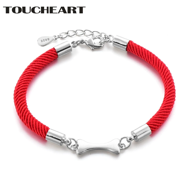 TOUCHEART Luxury Silver S925 Dogs Bone Bracelets&Bangles For Women Designs Bracelet Charms Red Rope Jewelry Bracelet SBR190148
TOUCHEART Luxury Silver S925 Dogs Bone Bracelets&Bangles For Women Designs Bracelet Charms Red Rope Jewelry Bracelet SBR190148