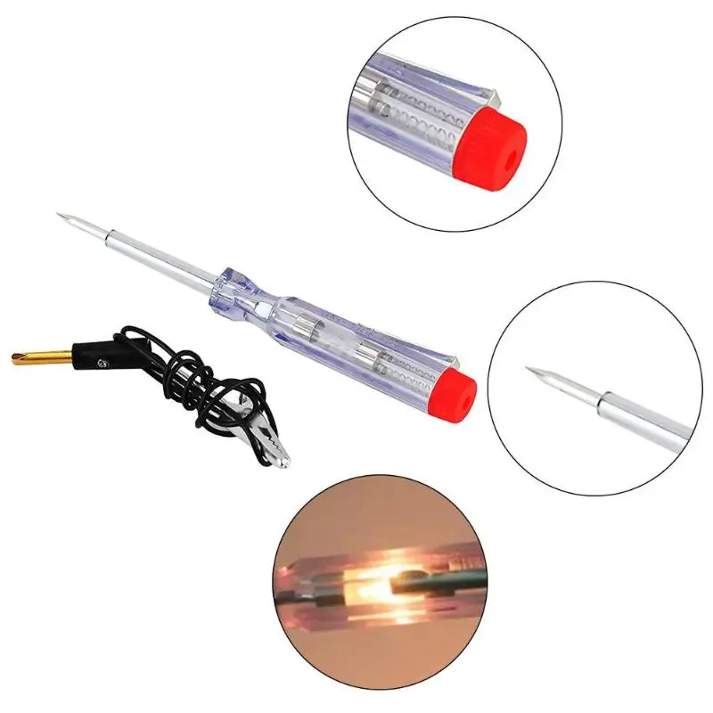 DC 6V-24V Car Circuit Tester Auto Test Light Lamp Voltage Test Auto Electrical Tester Pen Tool
DC 6V-24V Car Circuit Tester Auto Test Light Lamp Voltage Test Auto Electrical Tester Pen Tool