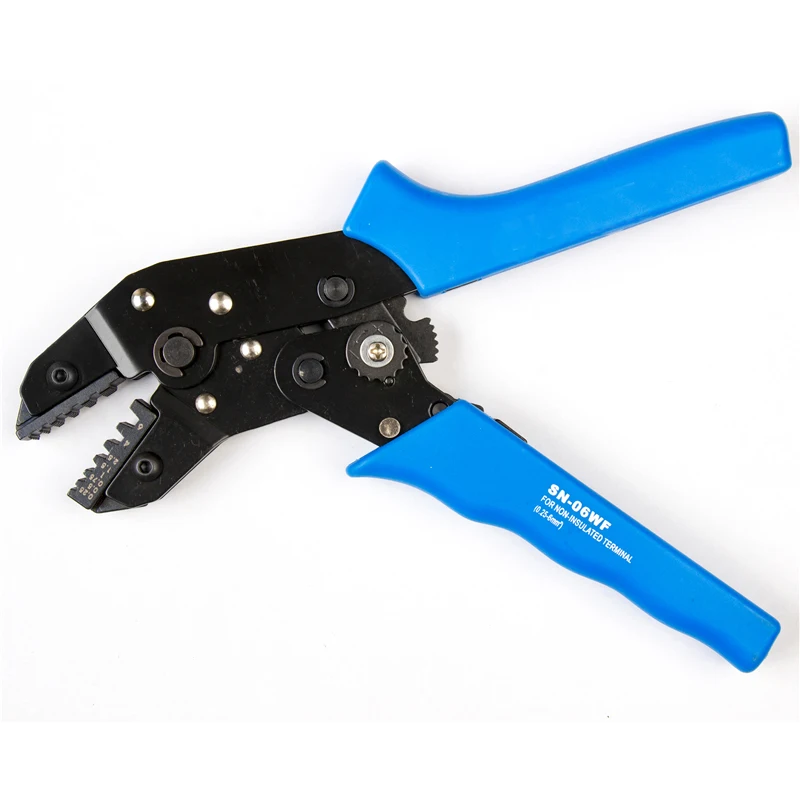 1PC Professional SN-06WF 0.25-6mm2 Crimping Pliers Crimper Press Hand Tool 22-10AWG for End-sleeve Cable Clamp Locking Terminals
1PC Professional SN-06WF 0.25-6mm2 Crimping Pliers Crimper Press Hand Tool 22-10AWG for End-sleeve Cable Clamp Locking Terminals