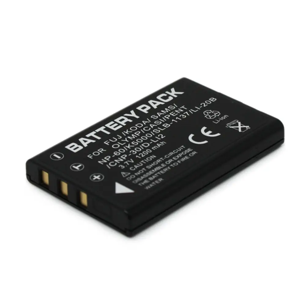 WHCYonline 1200 мАч FNP-60 FNP60 K5000 SLB-1137 SLB1137 LI-20B LI20B камера Аккумулятор для FUJIFILM FinePix F410 Zoom |