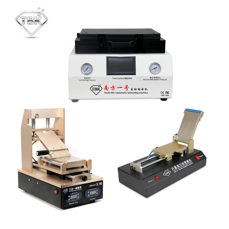 TBK LCD TBK-808 OCA Vacuum Laminator Machine+OCA Film Laminating Machine + Repair Equipment 3in1 Glue Remove Machine
TBK LCD TBK-808 OCA Vacuum Laminator Machine+OCA Film Laminating Machine + Repair Equipment 3in1 Glue Remove Machine