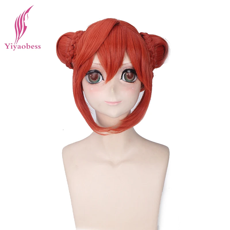 Yiyaobess Short Orange Gintama Kagura Cosplay Wig Bangs With Two Synthetic Chignon For Women
Yiyaobess Short Orange Gintama Kagura Cosplay Wig Bangs With Two Synthetic Chignon For Women