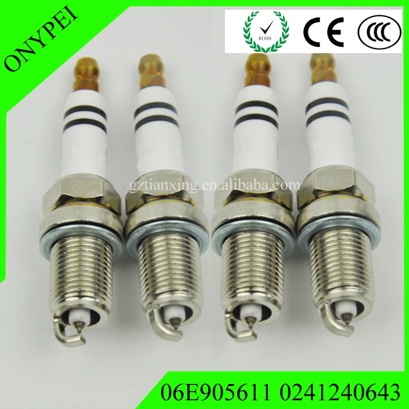 4PCS 06E905611 Iridium Spark Plug Fit For A4 A5 3.2L S4 A6 2.8L Quattro S6 A7 A8 Q5 3.2 0241240643 06E 905 611
4PCS 06E905611 Iridium Spark Plug Fit For A4 A5 3.2L S4 A6 2.8L Quattro S6 A7 A8 Q5 3.2 0241240643 06E 905 611