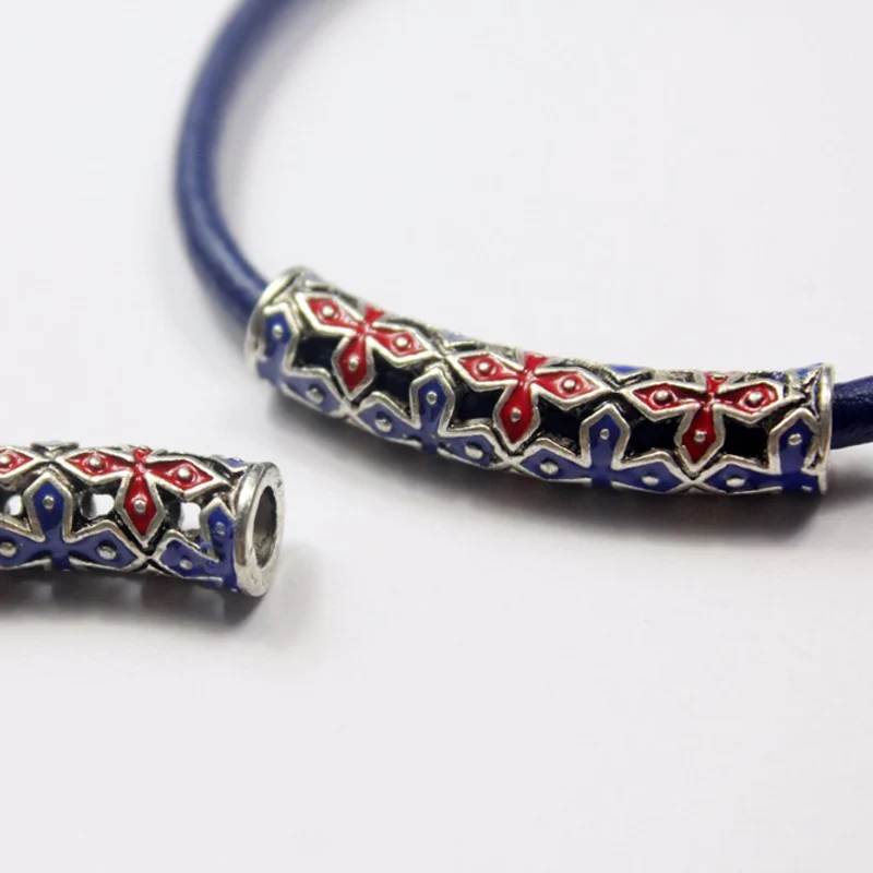 AaaZee 2pcs 5mm Hole Red and Blue Cross Tube Slider, Bracelet Slider, Necklace Pendant for DIY Bracelet Jewelry
AaaZee 2pcs 5mm Hole Red and Blue Cross Tube Slider, Bracelet Slider, Necklace Pendant for DIY Bracelet Jewelry