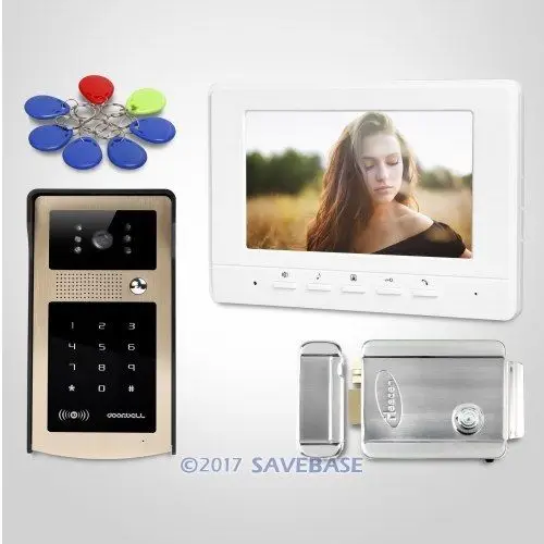 HOMSECUR 7" Video Door Entry Security Intercom with Keyfobs Password Keypad for Apartment XC004-G+XM707-W
HOMSECUR 7" Video Door Entry Security Intercom with Keyfobs Password Keypad for Apartment XC004-G+XM707-W