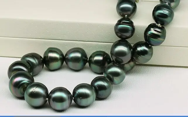 real natural big HUGE 10-11mm Natural real genuine black GREEN round pearl necklace (09.08) women gift Girls Wedding-Jewelry
real natural big HUGE 10-11mm Natural real genuine black GREEN round pearl necklace (09.08) women gift Girls Wedding-Jewelry