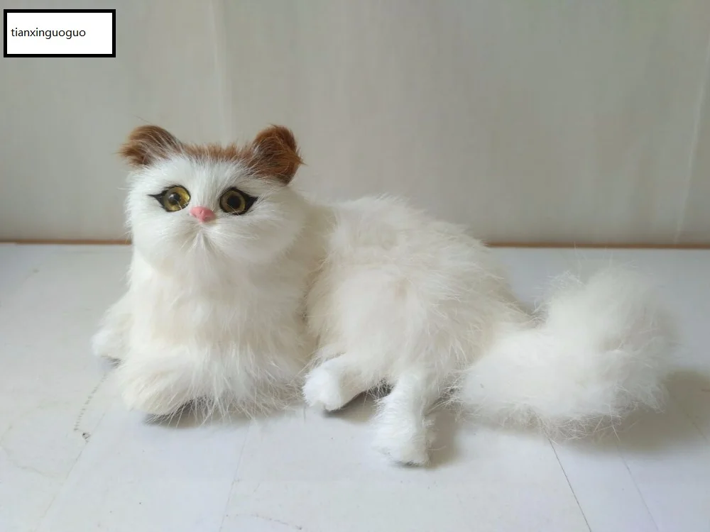 small cute simulation white cat model polyethylene&fur lying cat doll gift about 15x9cm 1604
small cute simulation white cat model polyethylene&fur lying cat doll gift about 15x9cm 1604