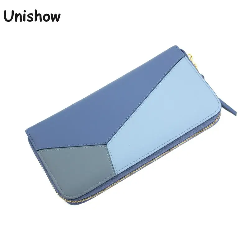 Женский кошелек Unishow в стиле пэчворк модный элегантный длинный бумажник на