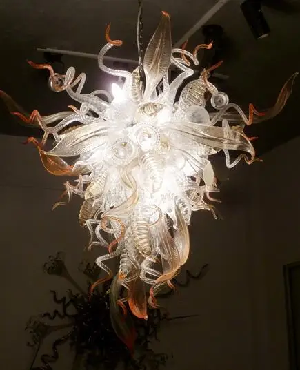 Elegant Splendid Glass Art Chandelier Lights Leaf Shape Bedroom Living Room Lights Hand Blown Glass Chandelier
Elegant Splendid Glass Art Chandelier Lights Leaf Shape Bedroom Living Room Lights Hand Blown Glass Chandelier