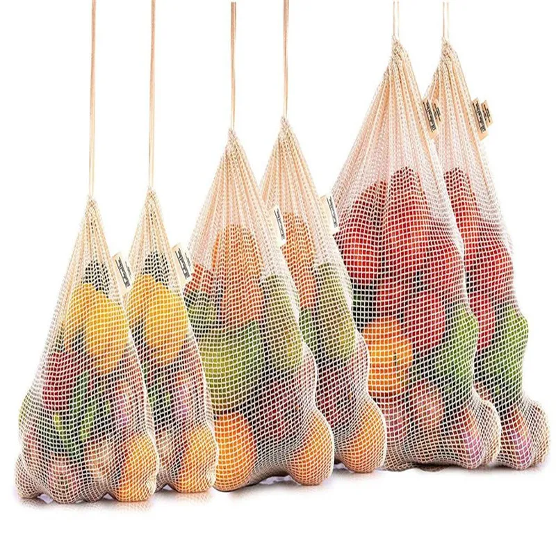 12pcs/set Reusable Cotton Mesh Produce Bag Fruit and Vegetable bag Shopping Bag Washable Grocery Bag home kitchen storage
12pcs/set Reusable Cotton Mesh Produce Bag Fruit and Vegetable bag Shopping Bag Washable Grocery Bag home kitchen storage