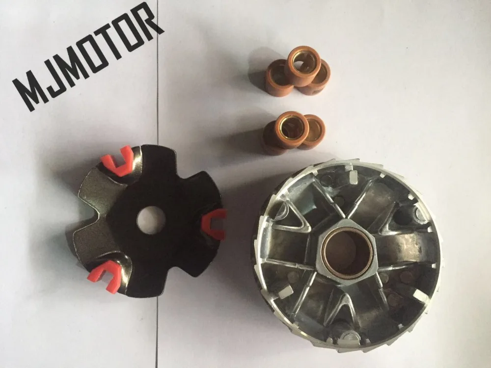 MJMOTOR-K Набор высокопроизводительных вариаторов с медными роликами для китайского скутера 50 80cc GY6 Honda Dio50 ZX Kymco suzuki ATV
MJMOTOR-K Набор высокопроизводительных вариаторов с медными роликами для китайского скутера 50 80cc GY6 Honda Dio50 ZX Kymco suzuki ATV