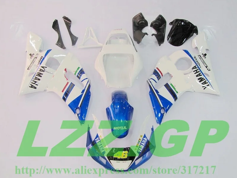 Injection Pre_drilled blue white Fairing kit for Yamaha YZF-R6 98-02 YZF R6 98 99 00 01 02 YZF 600 R6 1998 - 2002 fairing kits
Injection Pre_drilled blue white Fairing kit for Yamaha YZF-R6 98-02 YZF R6 98 99 00 01 02 YZF 600 R6 1998 - 2002 fairing kits