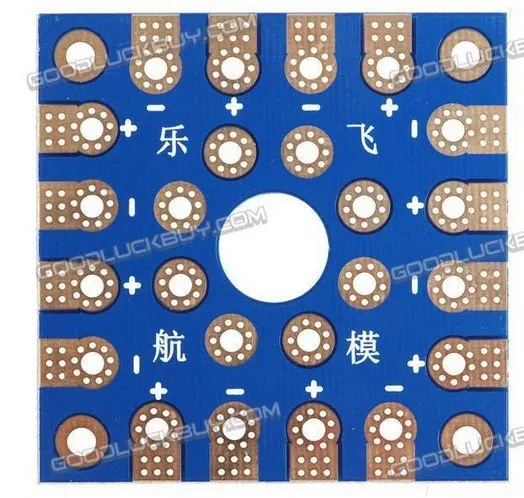 100A MultiCopter Multi-Quad Copter Power Battery to 16 ESC Connection Board
100A MultiCopter Multi-Quad Copter Power Battery to 16 ESC Connection Board
