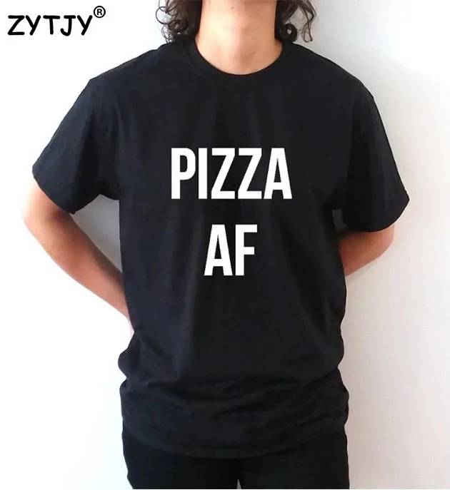 Pizza Af Letters Print Women tshirt Cotton Casual Funny t shirt For Lady Top Tee Hipster Tumblr Drop Ship Z-937
Pizza Af Letters Print Women tshirt Cotton Casual Funny t shirt For Lady Top Tee Hipster Tumblr Drop Ship Z-937