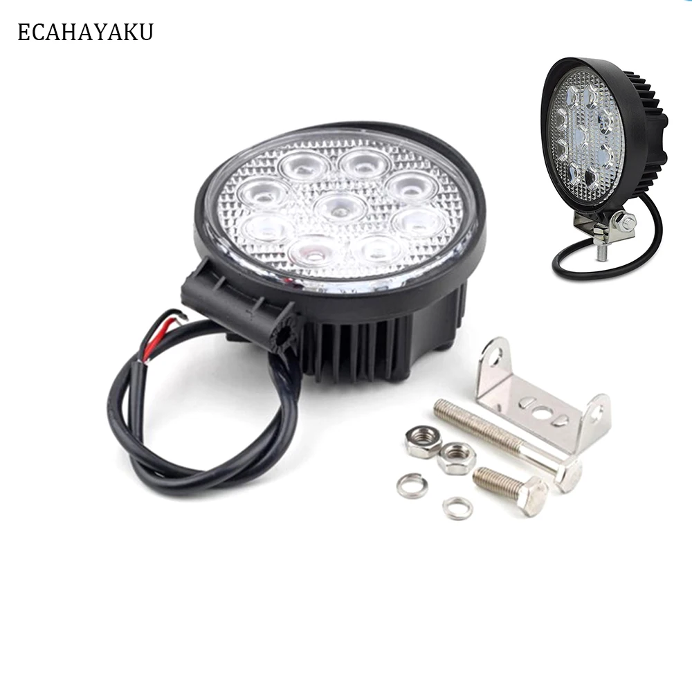 2pcs 12V 24V 27W LED Car Work Light Bar Motorcycle Lamps Spot LED Light Bar LED Car Foglight for Off Road For Jeep VW Toyota
2pcs 12V 24V 27W LED Car Work Light Bar Motorcycle Lamps Spot LED Light Bar LED Car Foglight for Off Road For Jeep VW Toyota