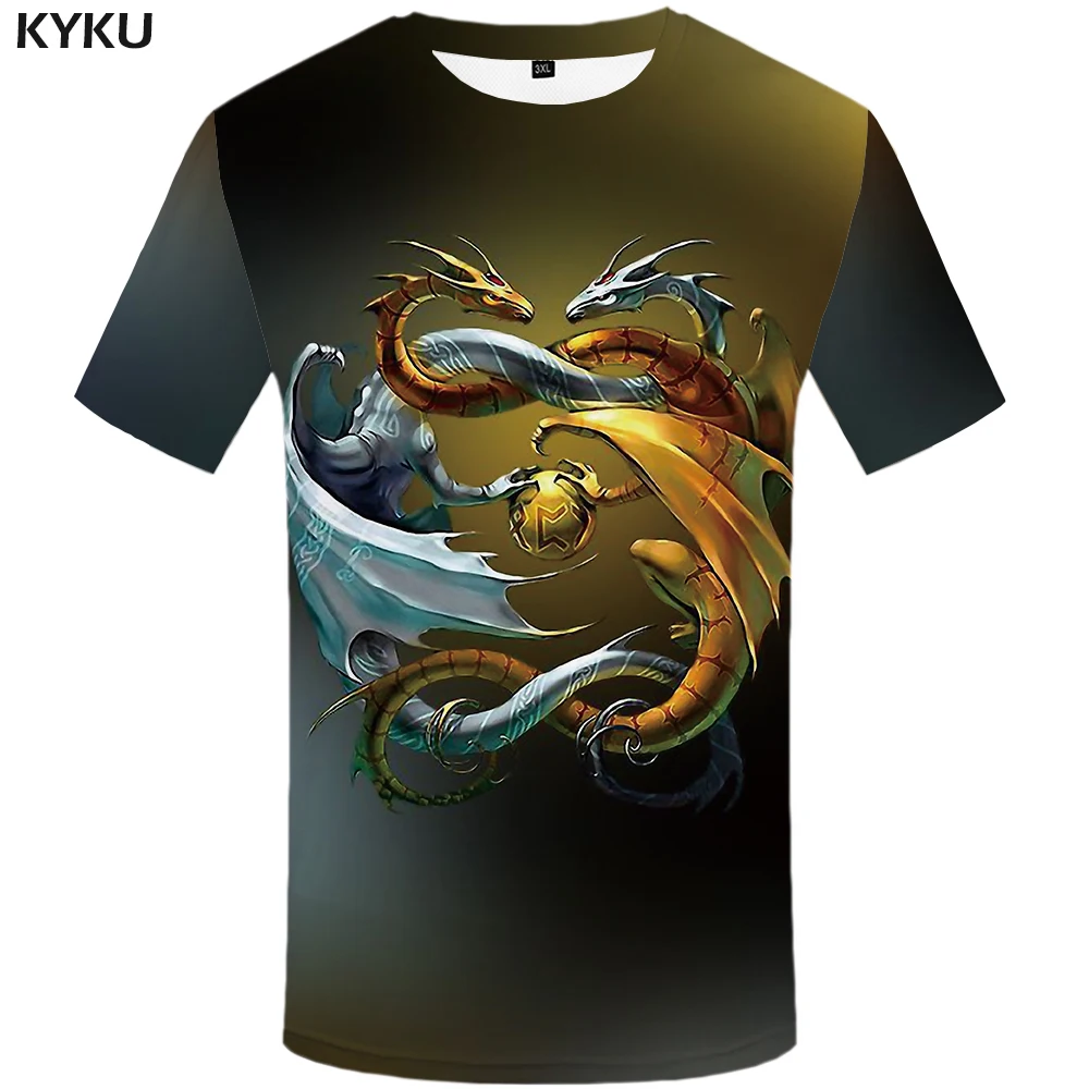 KYKU Dragon T-shirt Men Animal T Shirt Metal Punk Rock Clothes Yin Yang 3d Printed Tshirt Casual Space Mens Clothing Summer Tops
KYKU Dragon T-shirt Men Animal T Shirt Metal Punk Rock Clothes Yin Yang 3d Printed Tshirt Casual Space Mens Clothing Summer Tops