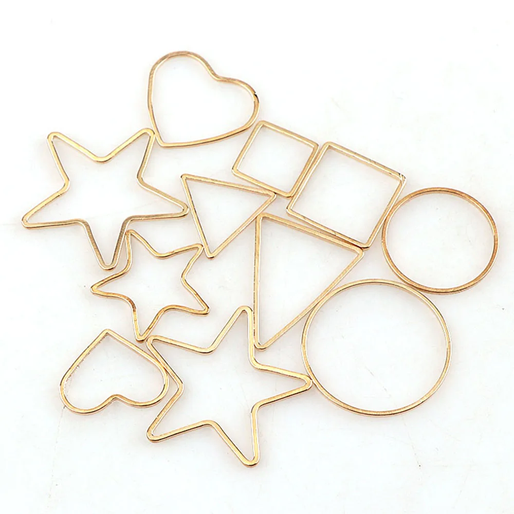 10g/lot Mix Shape Antique Rose Gold Metal Hollow Frame Glue Blank Connector Charms Pendant DIY Jewelry Findings Accessories
10g/lot Mix Shape Antique Rose Gold Metal Hollow Frame Glue Blank Connector Charms Pendant DIY Jewelry Findings Accessories