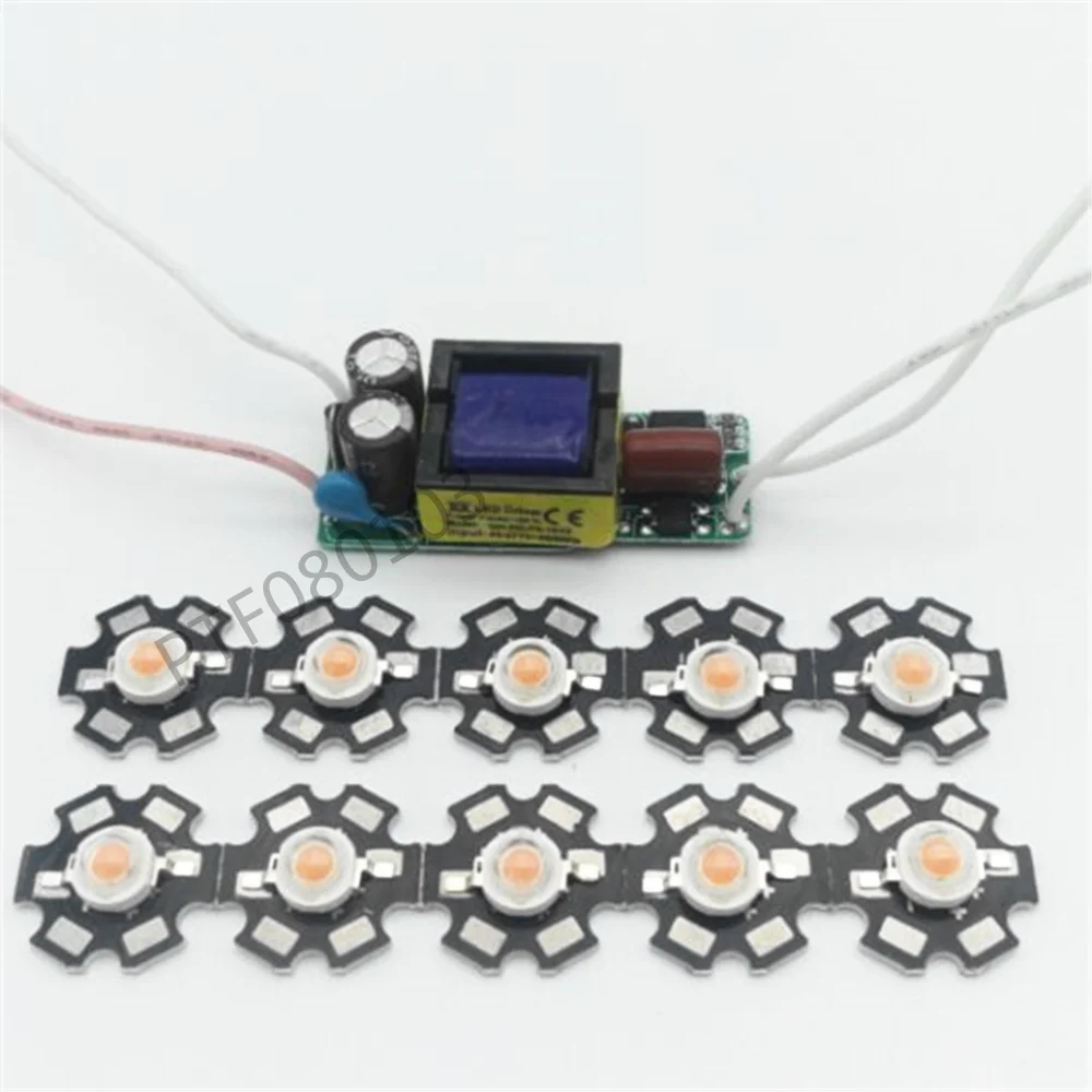 10 шт. 3 Вт полный спектр led 380-840nm + 1 шт. 6-10x3w 600mA светодиодный драйвер diy 30 Вт led grow light для всех растущих сцен роста
10 шт. 3 Вт полный спектр led 380-840nm + 1 шт. 6-10x3w 600mA светодиодный драйвер diy 30 Вт led grow light для всех растущих сцен роста