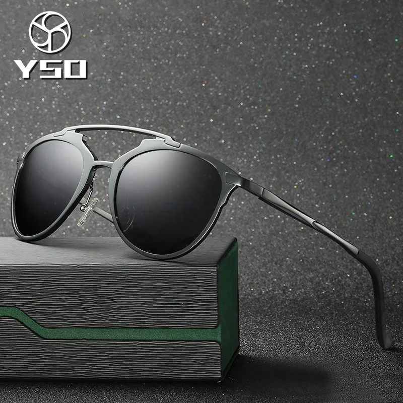 YSO Sunglasses Men Women Polarized UV400 Aluminium Magnesium Frame TAC Lens Sun Glasses Driving Glasses Cat Eye Accessories 8596
YSO Sunglasses Men Women Polarized UV400 Aluminium Magnesium Frame TAC Lens Sun Glasses Driving Glasses Cat Eye Accessories 8596