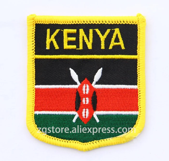 Hot Sale ! Embroidery Patches National flag Emblem Patches Kenya Flag Iron on 7X6CM NGQ1096
Hot Sale ! Embroidery Patches National flag Emblem Patches Kenya Flag Iron on 7X6CM NGQ1096
