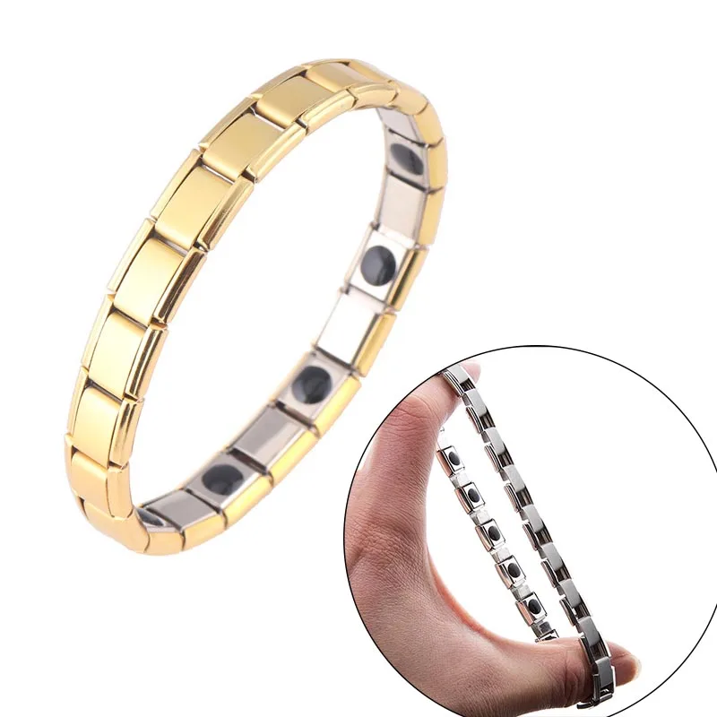 Stainless Steel Magnetic Therapy Bracelet for Women Men Health Care Magnetic Hematite Stretch Bracelets Elastic Metal Bracelet
Stainless Steel Magnetic Therapy Bracelet for Women Men Health Care Magnetic Hematite Stretch Bracelets Elastic Metal Bracelet