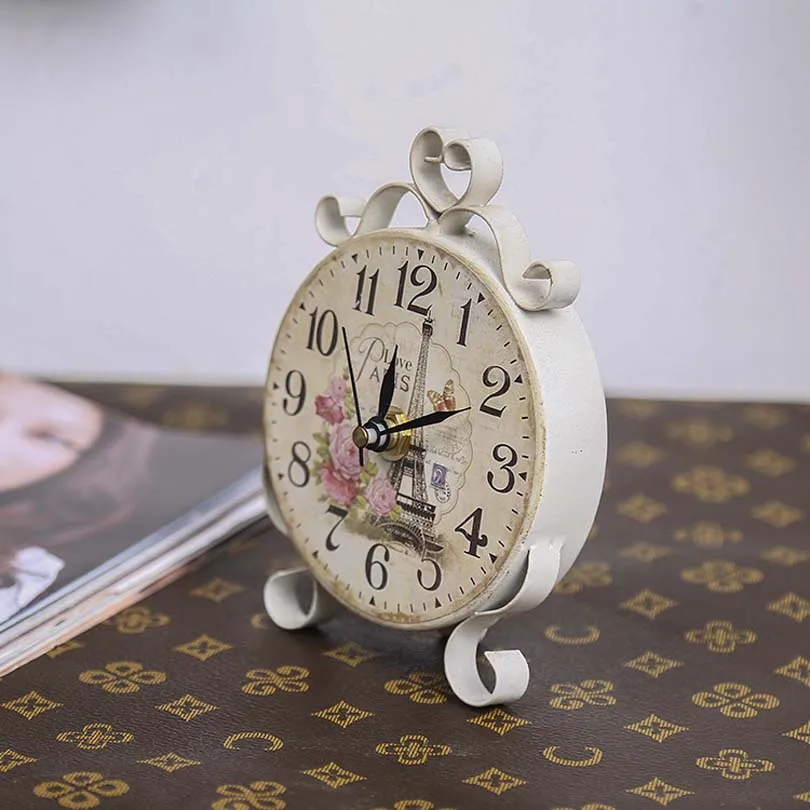 New Europe Style irregular shape Vintage Anchor Matel Mute Wall Clock Creative home Decoration Large size two can be preferentia | Дом и сад