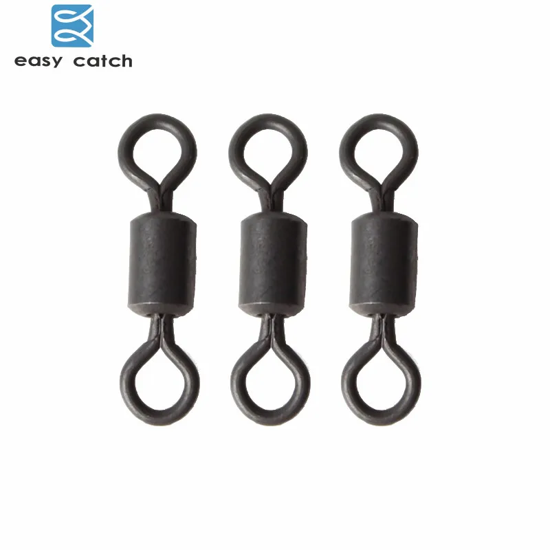 Easy Catch 20pcs Matte Black Fishing Rolling Swivels Carp Rigs Long Body Fishing Swivel Connector Carp Fishing Accessories
Easy Catch 20pcs Matte Black Fishing Rolling Swivels Carp Rigs Long Body Fishing Swivel Connector Carp Fishing Accessories