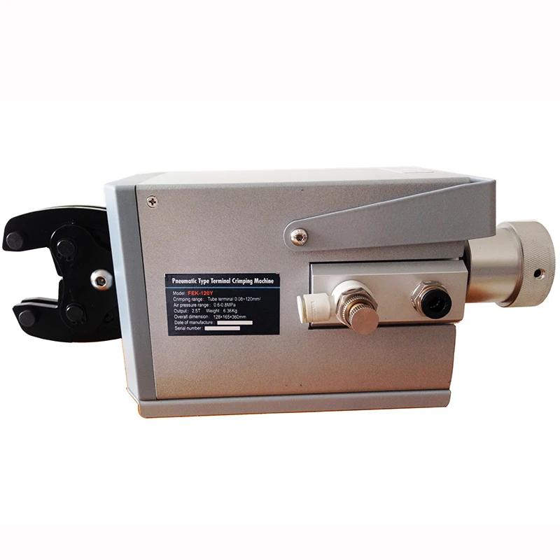 High Quality FEK-120Y Pneumatic Type Crimping Machine Air Crimper for Different Terminals Cable tools Wire Crimp Tool
High Quality FEK-120Y Pneumatic Type Crimping Machine Air Crimper for Different Terminals Cable tools Wire Crimp Tool