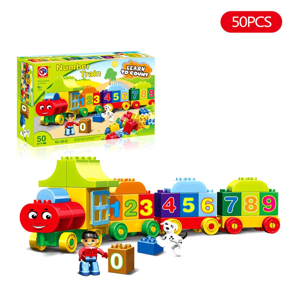 RORONOA 50pcs Number Train Building Blocks DIY Number Bricks Train Education Kids Toys For Children Original Box
RORONOA 50pcs Number Train Building Blocks DIY Number Bricks Train Education Kids Toys For Children Original Box
