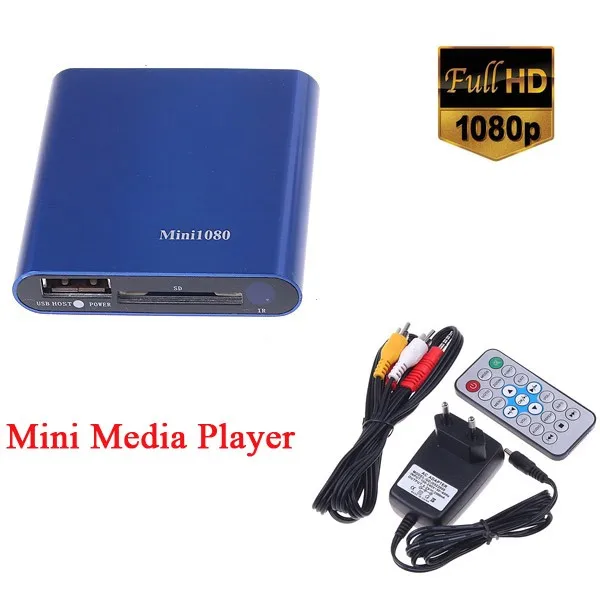 1080 P HDMI SD/MMC/USB HD мультимедийный плеер мини медиаплеер Поддержка MKV/RM/RMVB с ИК-пульт |