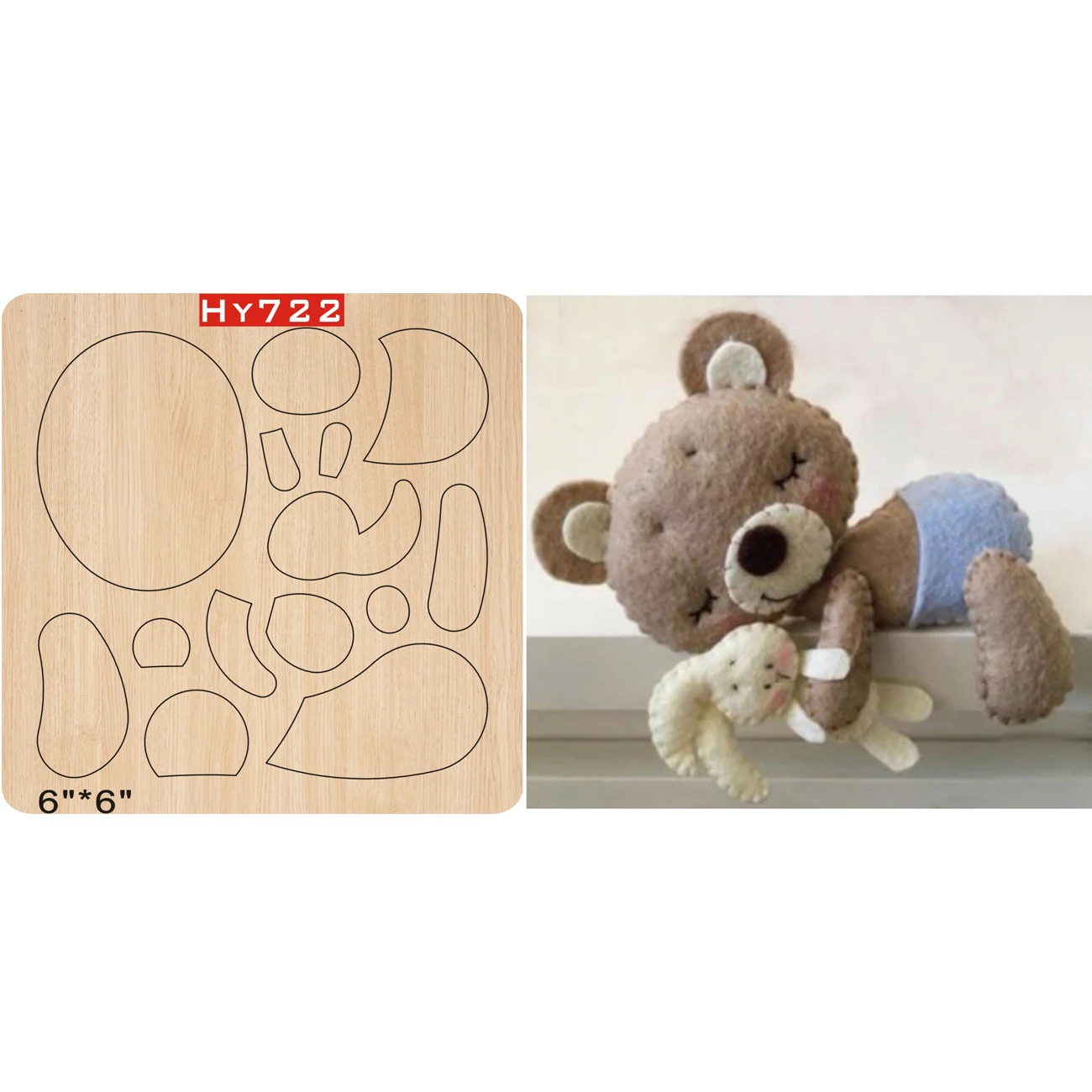 Little bear cutting dies 2019 new die cut &wooden dies Suitable for common die cutting machines on the market
Little bear cutting dies 2019 new die cut &wooden dies Suitable for common die cutting machines on the market