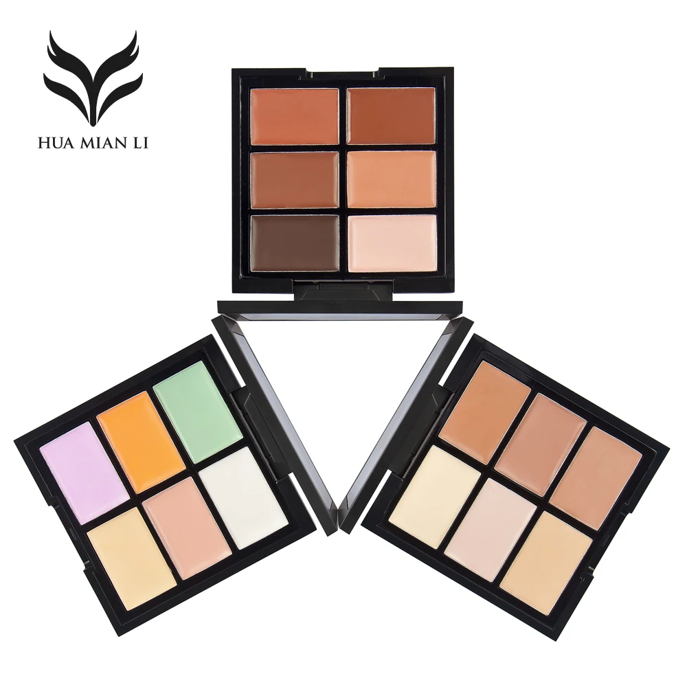 HUAMIANLI 6 Colors Concealer Face Primer Cream Contour Palette Make Up Facial Contouring Palette Makeup Corrector Base Palette
HUAMIANLI 6 Colors Concealer Face Primer Cream Contour Palette Make Up Facial Contouring Palette Makeup Corrector Base Palette