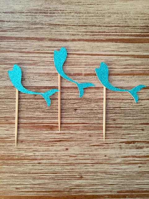 Glitter Mermaid tails Cupcake Toppers birthday nautical Wedding Bridal Shower Engagement Party food picks party decorations
Glitter Mermaid tails Cupcake Toppers birthday nautical Wedding Bridal Shower Engagement Party food picks party decorations