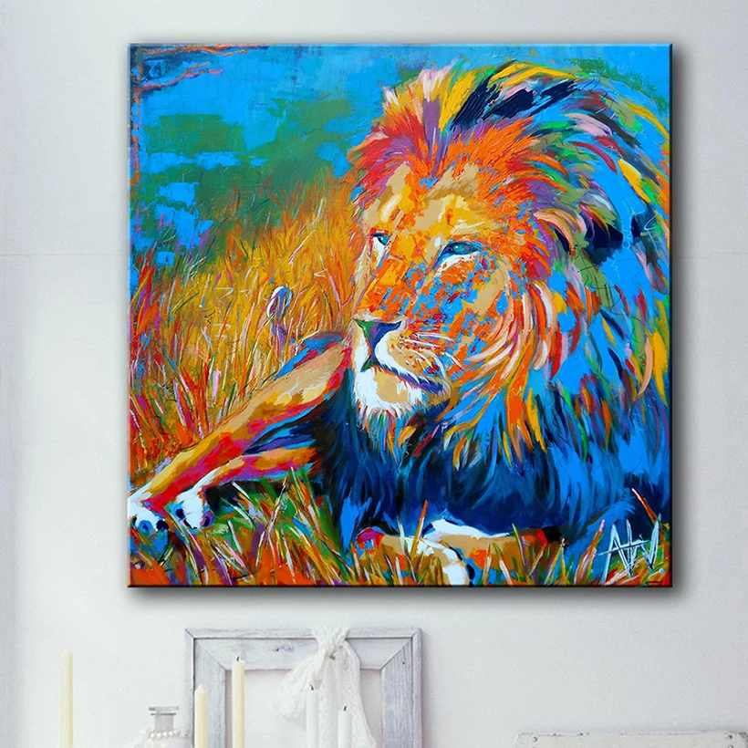 Large size Printing Oil Painting Wall painting Savannah King Wall Art Picture For Living Room painting Posters and Prints
Large size Printing Oil Painting Wall painting Savannah King Wall Art Picture For Living Room painting Posters and Prints