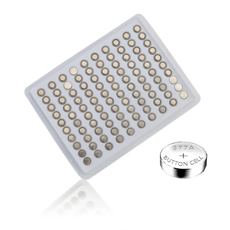 SRISAN 100 ⑤ упак. AG4 кнопочные аккумуляторы 1 55 V LR626 LR66 377 SR626SW 177 сотовые Часы игрушки