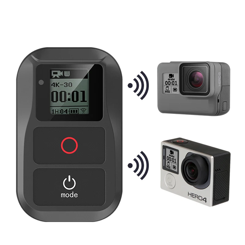 Водонепроницаемый пульт дистанционного управления для камеры Gopro Hero 8 7 6 5 4 3 + /