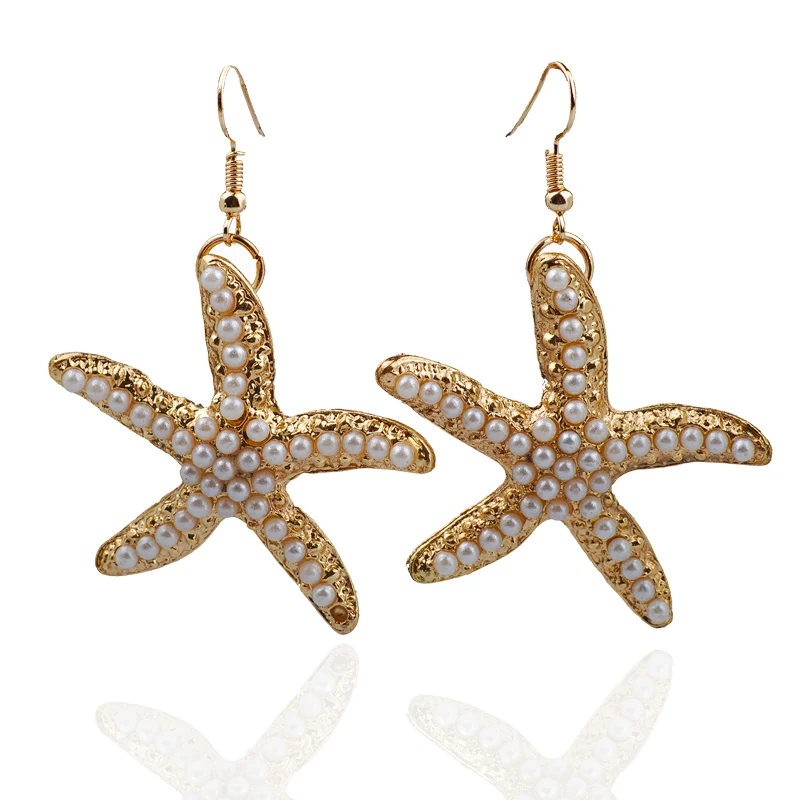 2017 Sweety Starfish Cute Acrylic Shell Drop Earrings Simulated Pearl Metal Circle Attractive Pendientes Mujer Moda For Girl
2017 Sweety Starfish Cute Acrylic Shell Drop Earrings Simulated Pearl Metal Circle Attractive Pendientes Mujer Moda For Girl