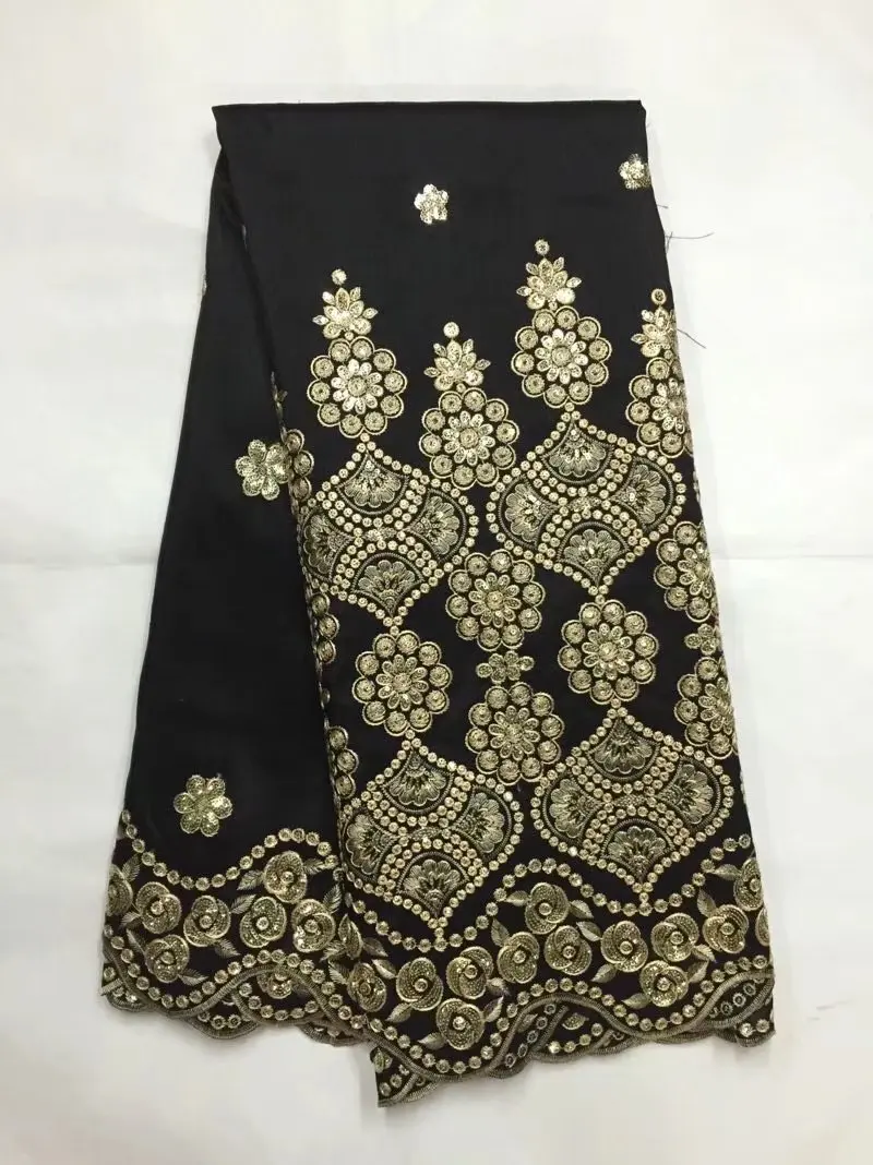 Black Sequins African George Lace Fabric 2018 Latest Design African George Fabric For Nigerian Wedding Party Dress 5 yards/lot
Black Sequins African George Lace Fabric 2018 Latest Design African George Fabric For Nigerian Wedding Party Dress 5 yards/lot