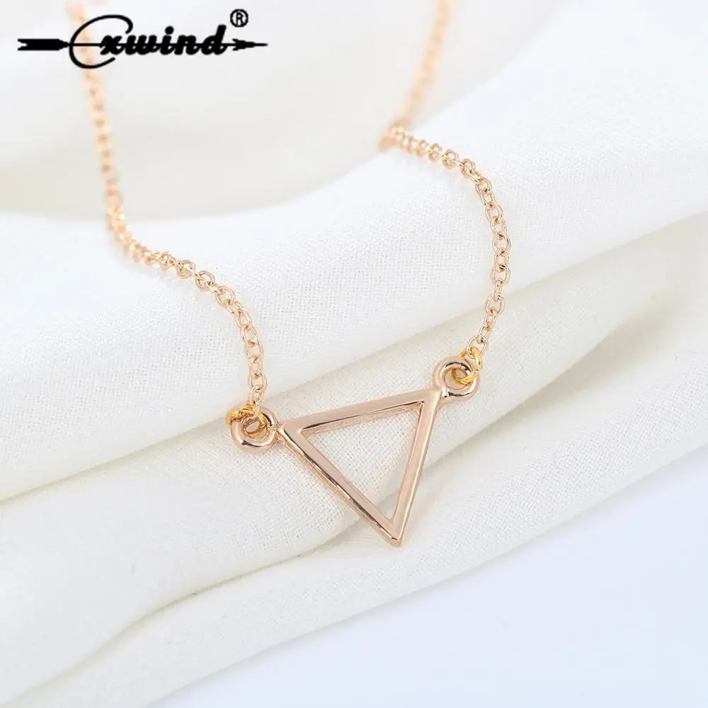 Cxwind Simple Design Chain Necklaces Geometric Triangle Pendant Necklace Delicate Triangle Chain Necklace for Women Gift
Cxwind Simple Design Chain Necklaces Geometric Triangle Pendant Necklace Delicate Triangle Chain Necklace for Women Gift