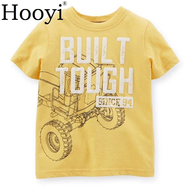 Hooyi Tractor Baby Boys Clothing Shirts Summer 100% Cotton Children Tee Shirts Boy Tops Built Tough Yellow T-Shirt Kids Outfits
Hooyi Tractor Baby Boys Clothing Shirts Summer 100% Cotton Children Tee Shirts Boy Tops Built Tough Yellow T-Shirt Kids Outfits