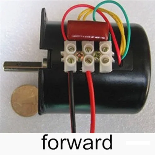 AC gear motor with gearbox ,60KTYZ AC 220V 14W 80rpm forward and backward, Reversible Permanent magnet synchronous gear motor
AC gear motor with gearbox ,60KTYZ AC 220V 14W 80rpm forward and backward, Reversible Permanent magnet synchronous gear motor