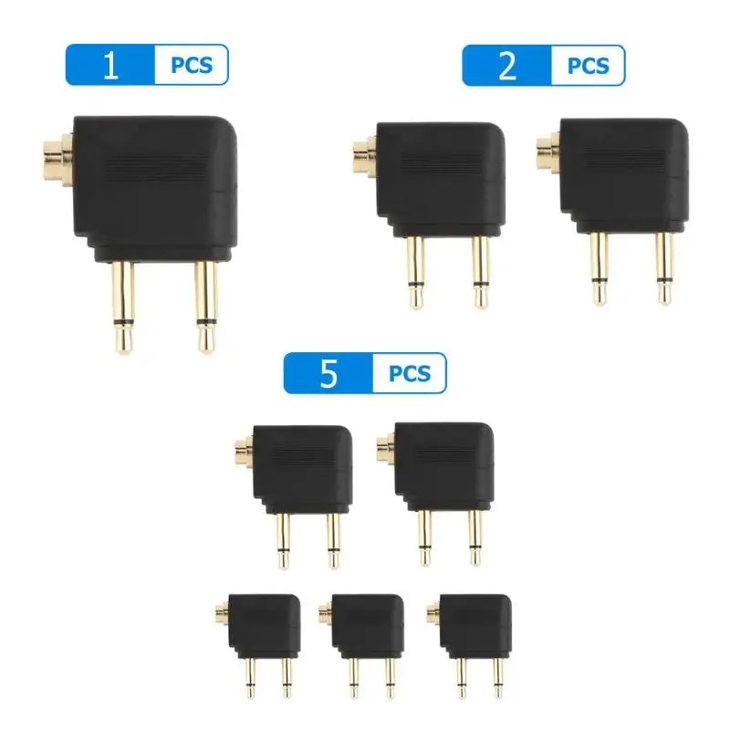 1/2/5pcs 3.5mm Jack Airline Airplane Earphone Headphone Headset Audio Connector Plug Adapter for Airplane Travel Headphone
1/2/5pcs 3.5mm Jack Airline Airplane Earphone Headphone Headset Audio Connector Plug Adapter for Airplane Travel Headphone