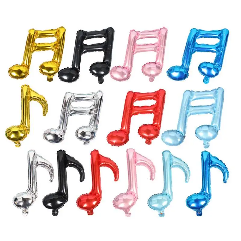 10pcs/lot Double Note and Single Note Aluminum Foil Balloon Children's Birthday Celebrate Party Decorating Balloons
10pcs/lot Double Note and Single Note Aluminum Foil Balloon Children's Birthday Celebrate Party Decorating Balloons