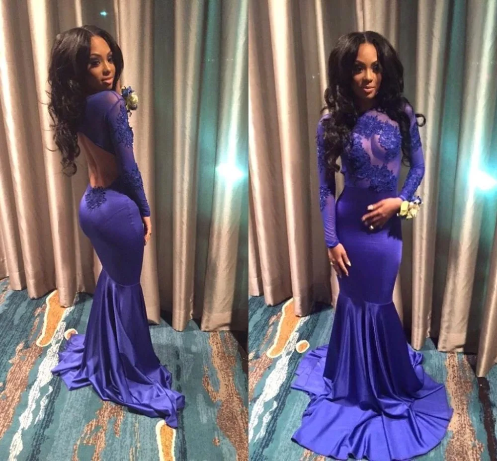 Long Sleeves Purple Mermaid Prom Dresses 2019 O Neck Long Sleeves Backless Party Dresses Evening Gowns vestido de festa longo
Long Sleeves Purple Mermaid Prom Dresses 2019 O Neck Long Sleeves Backless Party Dresses Evening Gowns vestido de festa longo